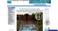 Desktop Screenshot of completespas.co.uk